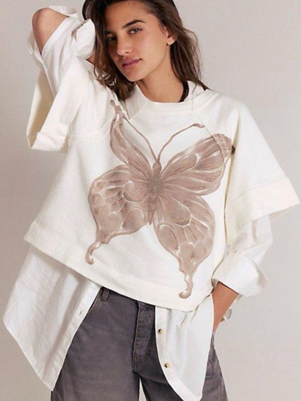 Free People Dahlia Short Sleeve Pullover!!! Size Small!!! SOLD OUT!!!!